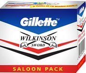 100 X Wilkinson Sword Double Edge Safety Razor Blades Ship From INDIA