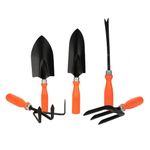 Kraft Seeds Gardening Hand Tools Set - 5 Pieces (Cultivator, Big and Small Trowel, Weeder, Fork) | Tools for Home Garden | Durable Plant Tool Kit | Farming Tools