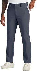 Willit Mens Golf Pants Stretch Dress Pants Quick Dry Work Business Slacks Casual Pants with 4 Pockets Dusty Blue 38W x 28L