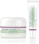 Mario Badescu Acai & Vanilla Lip Care Set | Lip Mask for Overnight Hydration with Coconut Oil & Shea Butter + Moisturizing Lip Balm for Dry Lips | 0.5 Oz & 0.35 Oz