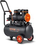 VEVOR 6.3 Gallon Air Compressor, 2 HP 3.35 CFM@ 90PSI Oil Free Air Compressor Tank & Max. 116PSI Pressure, 70 dB Quiet Compressor for Auto Repair, Tire Inflation, Spray Painting, Woodwork Nailing