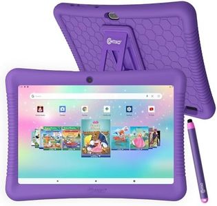 Contixo Kids Tablet K102, 10-inch HD, Ages 3-7, Toddler Tablet with Camera, Parental Control, Android 10, 32GB, WiFi, Learning Tablet for Children, Teacher Approved Apps and Kid-Proof Case, Purple