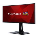 ViewSonic VP3881 38-inch WQHD+ IPS Curved Professional Monitor with 100% sRGB, Delta E<2, Hardware Calibration, HDR10 support, USB Type-C, HDMI, DisplayPort for Graphic Design, Photo & Video Editing