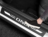 Car Door Sill Protector, for Onix Car Door Edge Guards, Car Door Sill Scuff Plate Cover, Car Door Edge Protector, 4Pcs Decorative Car Door Protector Sticker,Car Accessories