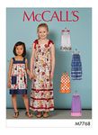 McCall's Patterns M7768 Children's/Girls' Dresses Sewing Pattern, CCE (3-4-5-6), Multicolor