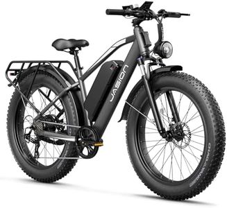Jasion EB5 MAX Ebike for Adults with 1500W Peak Motor,720 Wh Removeable Battery, 26'' Fat Tire Electric Mountain Bike, 28+MPH Speed, Cruise Control, 7-Speed