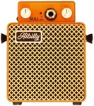 2025 Full Metal Mini Pocket Bass Amplifier and Micro Amp for Professional Performances and Practice Sessions Dull 3 Sunset Orange
