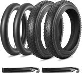 YINCL 20x4.0 Fat Tire, 20 x 4 Fat Tyre for Fat Tire Electric Bike, Bicycle Tire Replacement with Offroad or Trail Riding