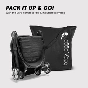 Baby Jogger City Tour 2 Stroller – Lightweight Compact Fold