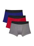 Fruit of the Loom Men's Breathable Underwear Boxer Briefs, Short Leg - Micro Mesh 3 Pack Assorted, L UK