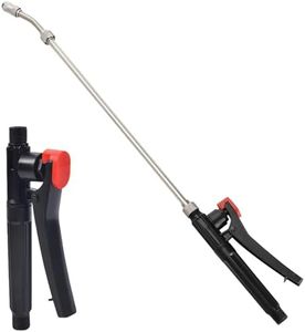 VANPET Pump Action Pressure Sprayer Wand, Greenwood Backpack Sprayer Parts, 29 Inches Stainless Steel Sprayer Wand with Shut off Valve (Pump Action Pressure Sprayer Wand)