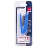 deli W0272 Pro Series Office Stapler with 1000 No. 10 Staples (Blue)