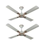 Havells Leganza 4 Blade 1200mm Ceiling Fan (Bronze Gold, Pack Of 2), 4 stars