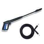 Aim Tools High Pressure Washer Gun and 5m Hose Set Compatible with Bosch Pressure Washers, Quick Connect System Pressure Washer Accessory Kit for Car Windows Cleaning