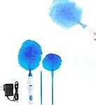 360 Spin Hurricane Electric Spin Duster,Rotating Spin Cleaner, Feather Duster with Touch Button Cleaning Accessories for Home Office Blinds,Cars,Lights,Vase (Rechargeable)