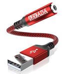 AkoaDa USB to Audio Jack Adapter, External Sound Card Jack Audio Adapter with 3.5mm Aux Stereo Converter Compatible with Mac, Headset, PC, PS4, Laptop and More Device