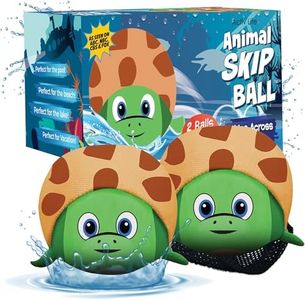 Activ Life Animal Skip Balls (Lot de 2) Jouets Tortues pour Enfants Jeux de Piscine pour Enfants Jouets Aquatiques pour Tout-Petits de 3 Ans 2 à 4 Ans Meilleurs Jouets de Piscine Jouets de Natation