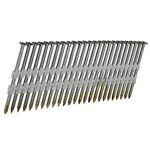 Numax FRN.113-238B500 21 Degree 2-3/8'' x .113'' Plastic Collated Brite Finish Full Round Head Smooth Shank Framing Nails (500 Count)