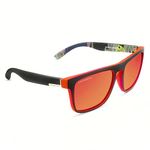 Eyewearlabs OKNO | Dash | Polarized Sunglasses For Men And Women | For Driving, Sports and Adventure Activities | Orange Lens | 100% UV Protection | Medium | CFlashSC1EL1094