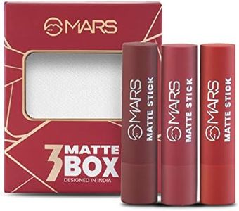 Mars Matte Lipstick Box Set of 3 (Reds and Maroons-01)