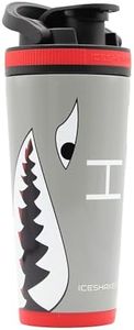 IS ICESHAKER Ice Shaker 26oz Insulated Protein Shaker Bottle, Air Force A-10 Warthog Design, Stainless-Steel Gym Protein Shaker Water Bottle, As Seen on Shark Tank, Warthog…