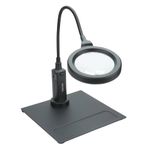 Carson MagniFlex Pro 2X LED Lighted Gooseneck Flexible Magnifier with 4X Spots Lens and Magnetic Base (CP-90)