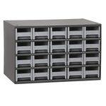 Akro-Mils 19320 20 Drawer Steel Parts Storage Hardware and Craft Cabinet, Grey