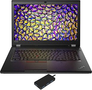 Lenovo ThinkPad P73 Workstation Laptop (Intel i7-9750H 6-Core, 16GB RAM, 512GB SATA SSD, Quadro P620, 17.3" Full HD (1920x1080), Fingerprint, 3xUSB 3.1, 1xHDMI, Win 10 Pro) with USB3.0 Hub