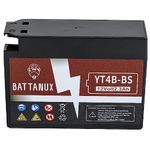 Battanux YT4B-BS Battery & Motorcycle Battery, Sealed SLA/AGM 12V2.3Ah ATV/UTV/Snowmoble/Motor bike Battery Maintenance Free & No tools for installation & Advanced Technology & Environmental