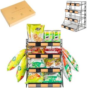 Expositor De Caramelos Y Golosinas | Organizador De Caramelos | Organizador De Snacks Para Mostrador | Expositor De Snacks Para Mostrador | Estante De Aperitivos Y Patatas Para Tiendas, Oficinas