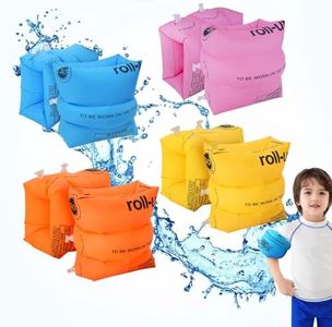 EIVONDA Brassard de Natation Enfant 3-6 Ans Gonflables Brassards Enfants Flotteurs de Piscine Ailes d'eau pour L'entraînement de Natation PVC Aide à la Natation Jouets de Fête de Piscine