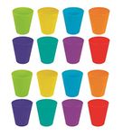 Invero 36 Mega Pack of Children’s Kids Durable Plastic Drinking Cups Tumblers 250ml - Bright Multi Coloured Ideal for Kitchen, Outdoor Parties, Picnics, BBQ’s, Travels and more