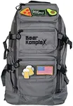 Bear KompleX Military Grade Tactical Backpack - Organize Gear & Optimize Comfort - Multipurpose 1000 Denier Nylon Backpack