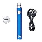 5GVAPE EGO EVOD Electronic Cigarette USB Rechargeable Battery, 650mAh Long Lasting Vape E-Cigarette Battery,510 Thread E-Shisha Hookah Battery for CE4 Atomizer,Blue,No E Liquid