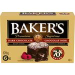 Baker's Premium 70% Dark Chocolate Baking Bar