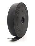 Bobbiny| Braided Elastic Band Black Elastic (0.75 inch 15Meters.Black) Cord Heavy Stretch High Elasticity Knit Elastic Band, Ideal for Tailoring Sewing, Fashion Designing, Boutique, Stitching Black.