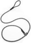 Reflective Slip Leads for Dogs,6FT x 1/2" Dog Leash Heavy Duty Strong Rope Lead for Large, Medium Dogs, No Pull Pet Training Leash(Gray, Large(1/2in-6ft))
