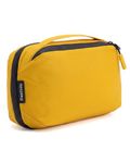 Destinio Electronic Gadget Organizer Bag - Waterproof Padded Tech Pouch for USB Cable, Travel Adapter, Laptop Mobile Charger, Power Bank, Ear Phones,Hard Disk, Digital Accessories Organiser (Yellow)