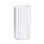 HCHLQLZ 7 inch White Ceramic Flower Vase Home Decor Vase and Table Centerpieces Vase for Friends and Family, Christmas, Wedding, Bridal Shower