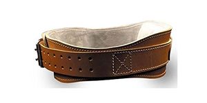 Power Contour Leather Lifting Belt (X-Large: 40 in. - 45 in. Waist)