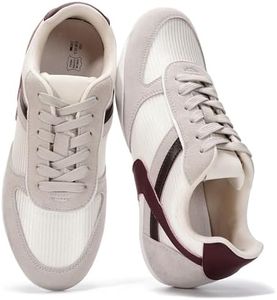 Project Cloud Womens Non-Slip Lace-Up Casual Work Sneakers with Memory Foam
