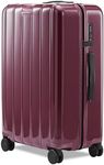 NINETYGO 24 Inch Luggage with Spinner Wheels, Checked Luggage, Large Luggage for 5-7 Days Travel, 100% Hardshell PC, TSA Lock, 26.3 X 17.7 X 10.8 (Grape Purple, Missouri)