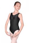 Roch Valley Sheree Nylon/Lycra Leotard Black Age 9-10 134-140cm (2)