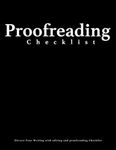 Proofreading Checklist: Elevate Your Writing with editing and proofreading Checklist | proofreading workbook | paragraph editing practice | grammar practice workbook