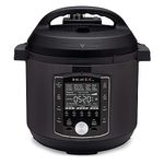Instant Pot Pro 10-in-1 Electric Multi Functional Cooker - Pressure Cooker, Slow Cooker, Rice Cooker, Steamer, Sauté, Steriliser, Yogurt Maker, Sous Vide - Black Stainless Steel, 1200 W, 5.7L