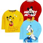 Kuchipoo Boys Regular Fit T-Shirts (© Disney-TSHRT-393, 2-3 Years, Multi-Colored)