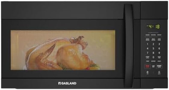 GASLAND Over the Range Microwave 30 Inch, 6 One Touch cook, 11 Power Levels