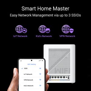 ASUS ZenWiFi BQ16 Quad-Band WiFi 7 Mesh System, 2-Pack