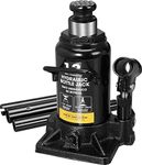 Torin AT91207AB Hydraulic Stubby Low Profile Welded Bottle Jack, 12 Ton (24,000 lb) Capacity, Black