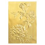 Sizzix 3-D Texture Fades Embossing Folder 664189 Roses by Tim Holtz, Paper, Mulitcolour, One Size